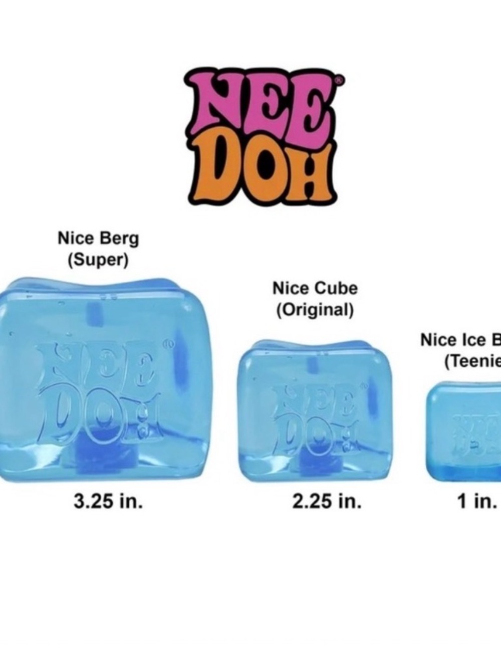 NeeDoh Nice Cube Super Solid Squish - Pink - Picture 2 of 2